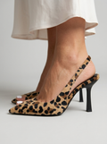 Women’s Leopard Slingback Stiletto Heels