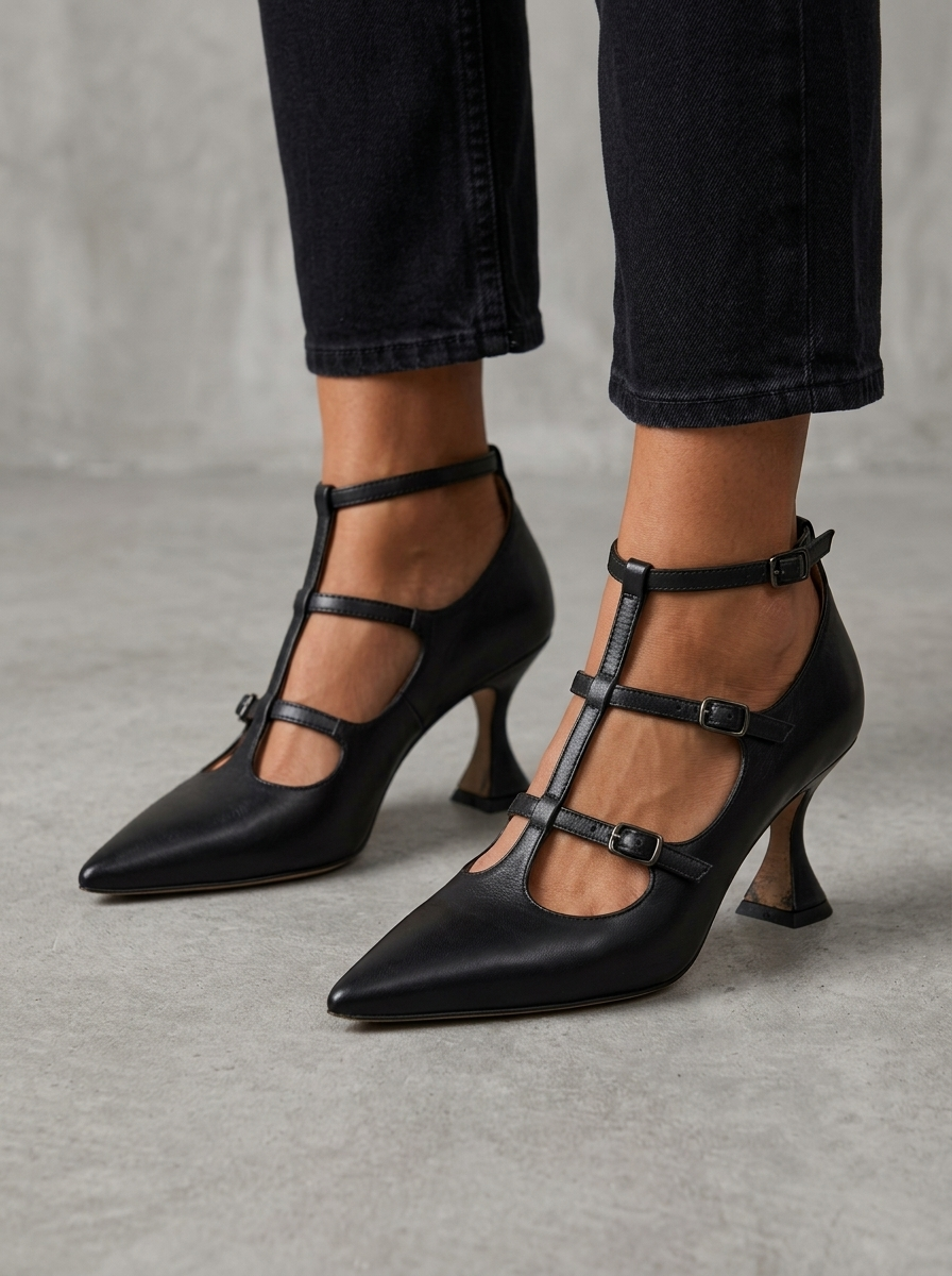 Women’s Elegant Strap Pumps