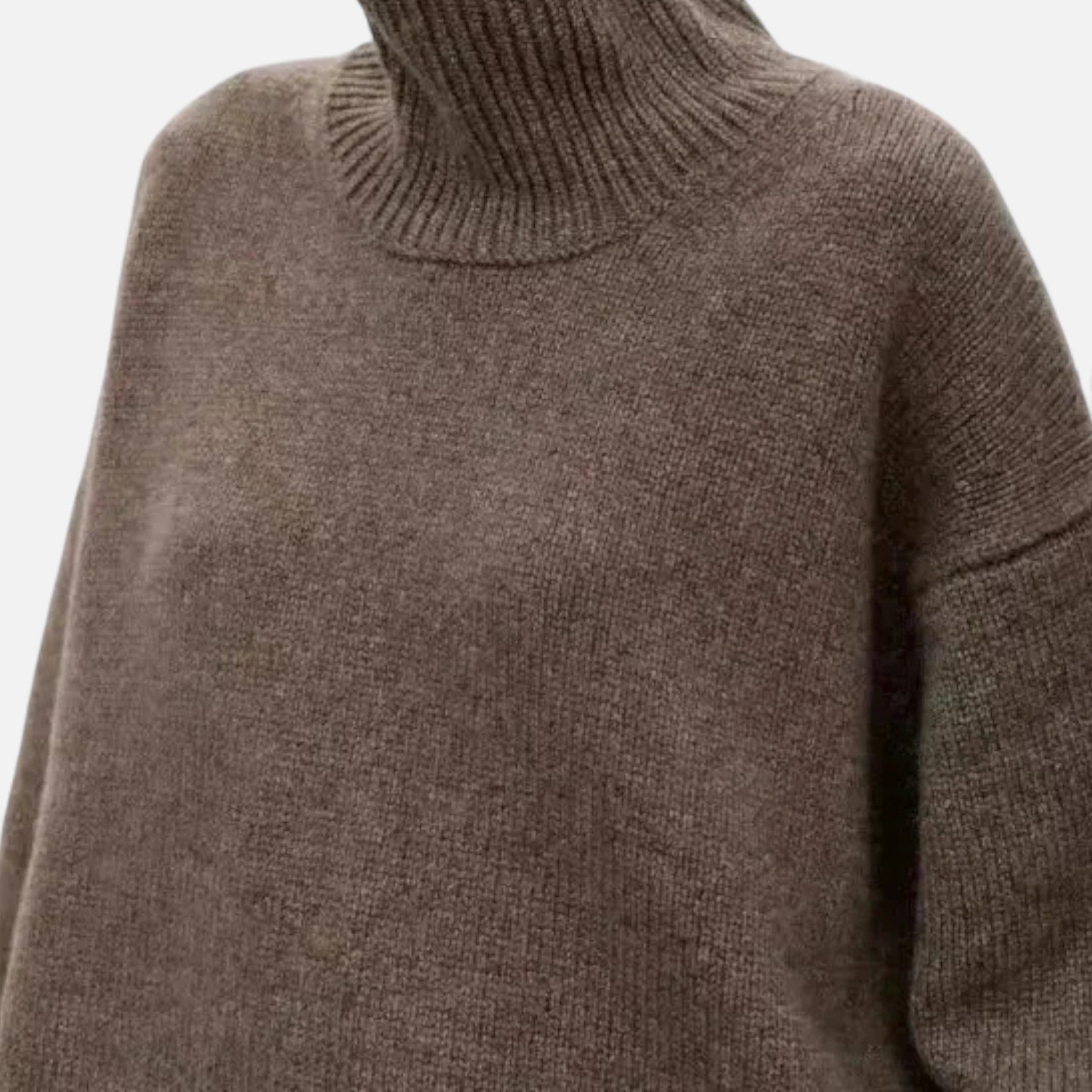 Wool Turtleneck Sweater in Five Neutral Shades