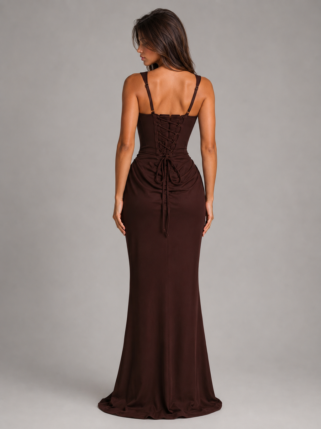 Bodycon Corset Maxi Dress Evening Women