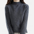 Pure Wool Half Neck Pullover Sweater
